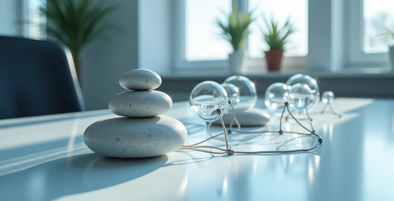 Verschiedene digitale Plattformen symbolisch dargestellt mit Schweizer Kontext