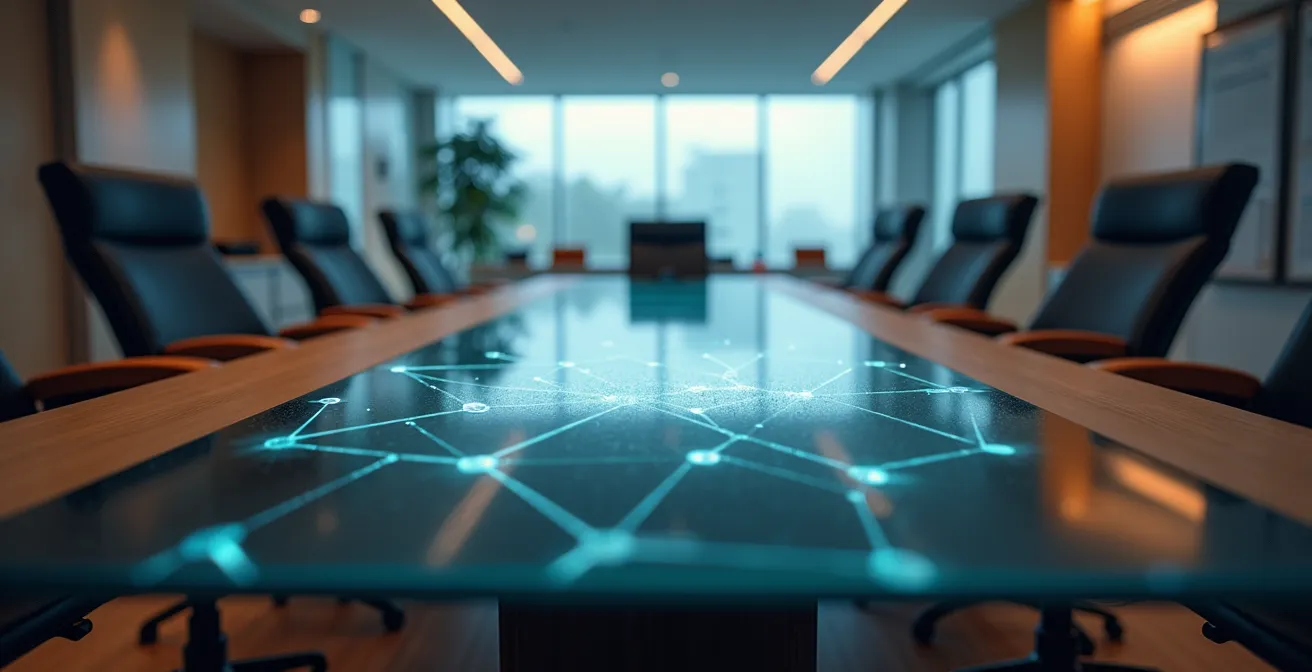 Visualisierung eines Hub-and-Spoke Marketingmodells mit zentraler Steuerung und regionalen Anpassungen