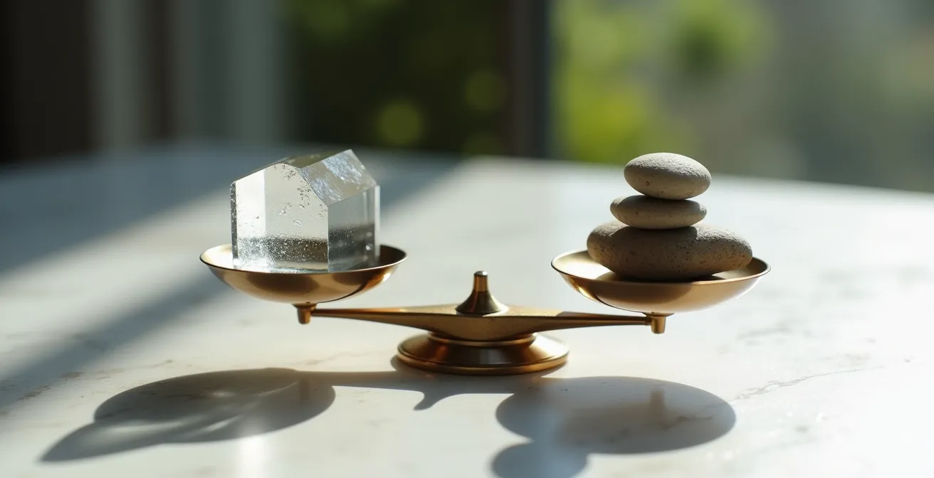 Visuelle Darstellung der Balance zwischen Transparenz und Leserengagement bei Native Ads