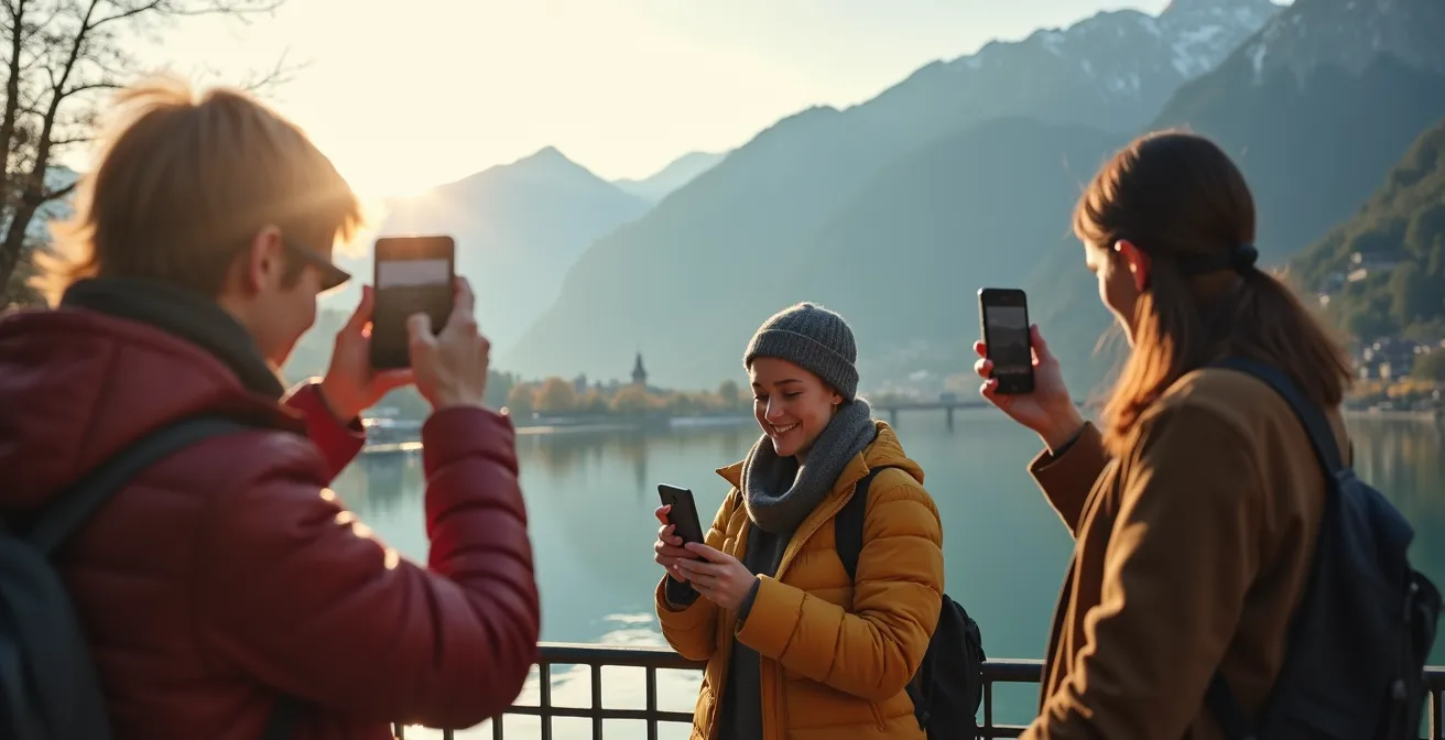 Menschen teilen authentische Produkterlebnisse an ikonischen Schweizer Orten